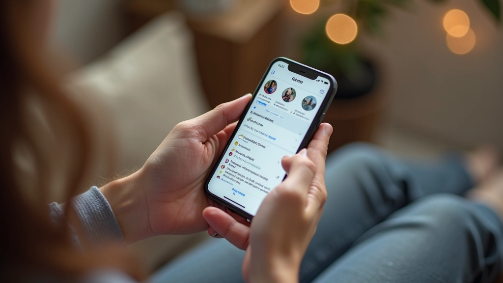 Hands holding a smartphone displaying a social media dance event page