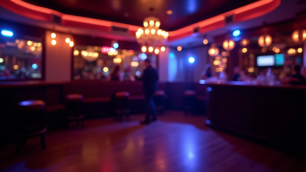 Cork city nightlife venue interior with ambient lighting and dance floor